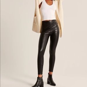 Abercrombie Vegan Leather Leggings